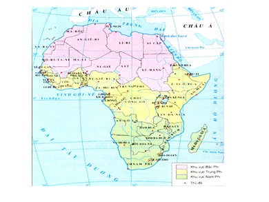 Bài giảng Địa lí 7 - Tiết dạy 39 - Bài 34: Thực hành: So sánh nền kinh tế của ba khu vực Châu Phi