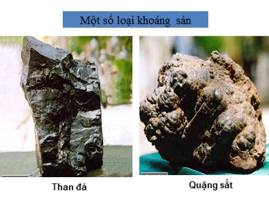 Bài giảng Địa lí 8 - Bài dạy 26: Đặc điểm tài nguyên khoáng sản Việt Nam