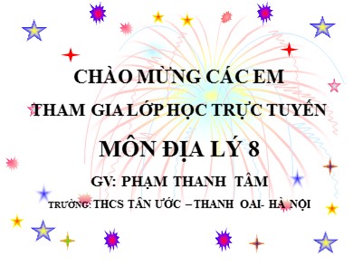 Bài giảng Địa lí 8 - Tiết 29 - Bài 26: Đặc điểm tài nguyên khoáng sản Việt Nam
