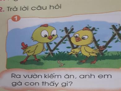 Bài giảng Tiếng Việt Lớp 1 - Kể chuyện: Hai chú gà con