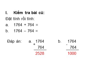 Bài giảng Toán Lớp 4 - Bài: Tìm hai số khi biết tổng và hiệu của hai số đó