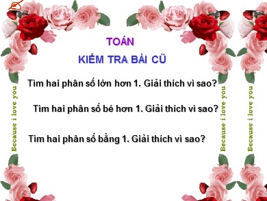 Bài giảng Toán Lớp 4 - Tiết 100: Phân số bằng nhau