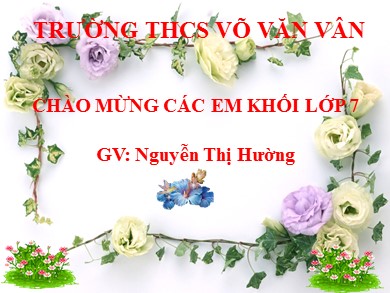 Bài giảng Địa lí Lớp 7 - Bài 41: Thiên nhiên Trung và Nam Mĩ - Nguyễn Thị Hường