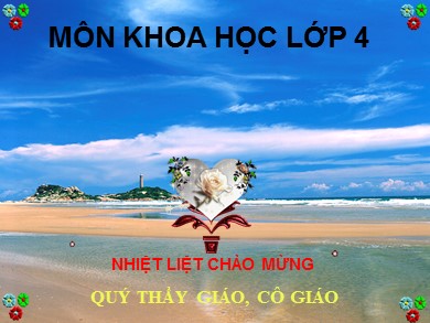 Bài giảng Khoa học Lớp 4 - Bài: Phòng một số bệnh lây qua đường tiêu hoá