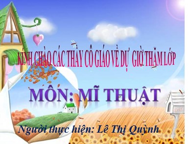 Bài giảng Mỹ thuật Lớp 1 - Bài 4: Nét gấp khúc, nét xoắn ốc - Lê Thị Quỳnh