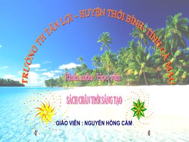 Bài giảng Tiếng việt Lớp 1 - Bài 2: Iêt - Yêt - Uôt - ươt - Năm học 2020-2021- Nguyễn Hồng Cẩm
