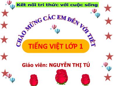 Bài giảng Tiếng việt Lớp 1 - Bài 72: ươm - ươp - Nguyễn Thị Tú