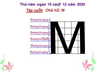 Bài giảng Tiếng việt Lớp 2 - Tập viết: Chữ hoa M - Năm học 2020-2021