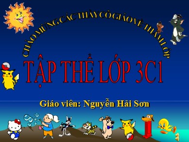 Bài giảng Toán Lớp 3 - Bài: Giới thiệu bảng chia - Nguyễn Hải Sơn