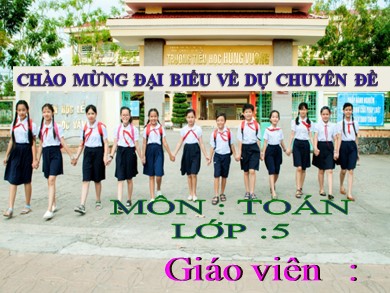 Toán Lớp 5 - Bài: Cộng hai số thập phân - Năm học 2018-2019