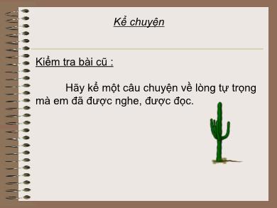 Bài giảng Kể chuyện 4 - Tuần 7, Bài: Lời ước dưới trăng