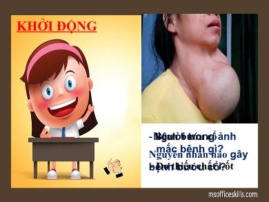 Bài giảng Khoa học 4 - Tuần 7, Bài: Phòng bệnh béo phì