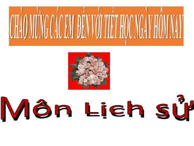 Bài giảng Lịch sử Lớp 10 - Bài 1: Sự xuất hiện loài người và bầy người nguyên thủy