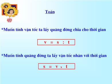 Bài giảng Toán 5 - Tuần 27, Tiết 134: Thời gian