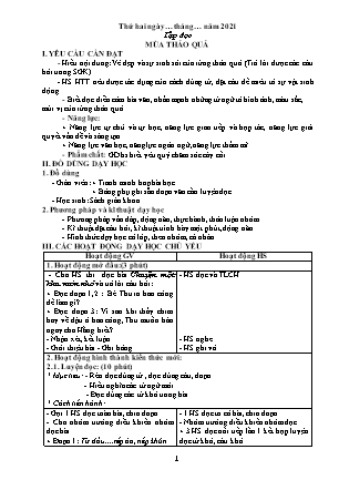 Giáo án khối Lớp 5 - Tuần 12 - Năm học 2021-2022