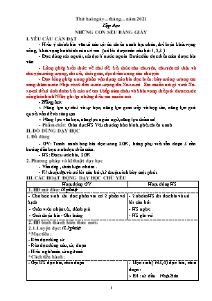 Giáo án khối Lớp 5 - Tuần 4 - Năm học 2021-2022