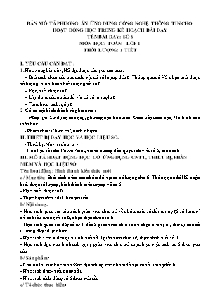 Giáo án Toán 1 - Bài: Số 6 (Bài tập cuối khóa)