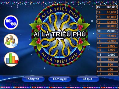 Thiết kế trò chơi học tập - Game Ai là triệu phú