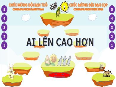 Thiết kế trò chơi học tập - Game Ai lên cao hơn