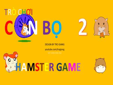 Thiết kế trò chơi học tập - Game Con bọ 2