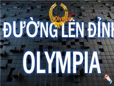 Thiết kế trò chơi học tập - Game Đường lên đỉnh Olympia