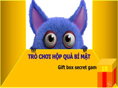 Thiết kế trò chơi học tập - Game Hộp quà bí mật Lịch sử 7