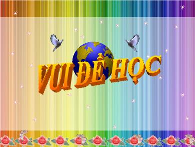 Thiết kế trò chơi học tập - Game Vui để học