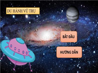 Trò chơi học tập - Game Du hành vũ trụ