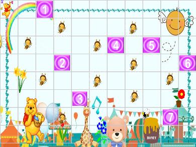 Trò chơi học tập - Game Gấu Pooh và Mật ong KP