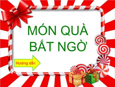 Trò chơi học tập - Game Món quà bất ngờ