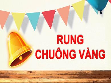 Trò chơi học tập - Game Rung chuông vàng