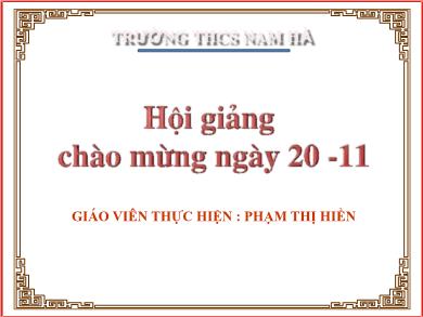 Bài giảng Ngữ Văn Lớp 9 - Văn bản: Bếp lửa - Phạm Thị Hiền