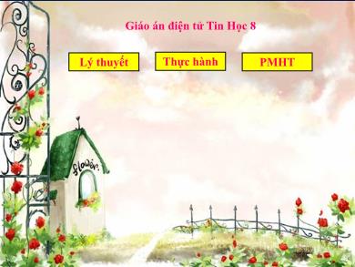 Bài giảng Tin học Lớp 8 - Chương trình cả năm