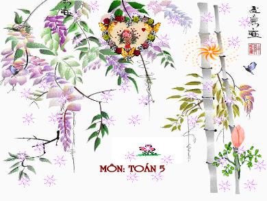 Bài giảng Toán Lớp 5 - Bài: Trừ hai số thập phân - Năm học 2014-2015