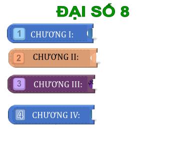 Bài giảng Đại số Lớp 8 - Tiết 1. Bài 1: Nhân đơn thức với đa thức