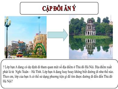 Bài giảng Địa lí Lớp 6 (Cánh diều) - Tiết 8. Bài 4: Thực hành Đọc bản đồ. Xác định vị trí của đối tượng địa lí trên bản đồ. Tìm đường đi trên bản đồ