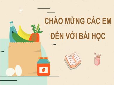 Bài giảng Khoa học tự nhiên Lớp 8 (Cánh diều) - Bài 29: Dinh dưỡng và tiêu hóa ở người