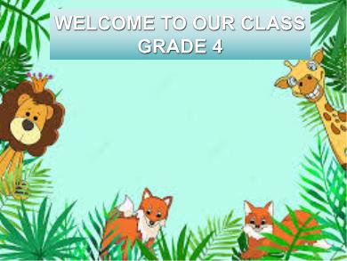 Bài giảng Tiếng Anh Khối 4 - Tuần 32. Unit 19: What animal do you want to see - Lesson 1