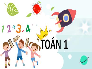 Bài giảng Toán Lớp 1 - Bài 95: Ôn tập về hình học - Hoàng Thị Quỳnh Diệp