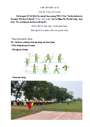 Chuyên đề Chạy cự li ngắn