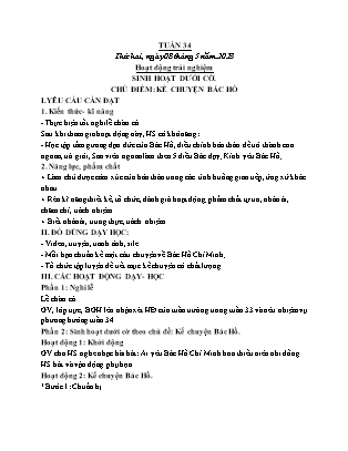 Kế hoạch bài dạy các môn Lớp 1 - Tuần 34 (Thứ 2, 3, 4) - Năm học 2022-2023 - Đặng Thị Lương
