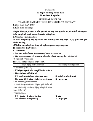 Kế hoạch bài dạy các môn Lớp 2 - Tuần 35 (Thứ 2, 3, 4) - Năm học 2022-2023 - Nguyễn Thị Thúy