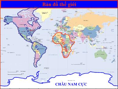 Bài giảng môn Địa lí 7 - Bài 47: Châu Nam Cực - Châu lục lạnh nhất thế giới (Tiết 49)