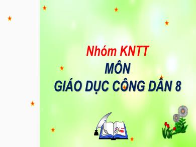 Bài giảng môn Giáo dục công dân 8 (Kết nối tri thức) - Bài 10: Quyền và nghĩa vụ lao động của công dân