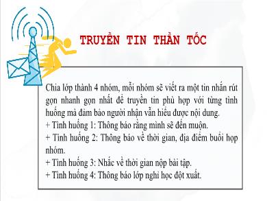Bài giảng môn Ngữ văn 7 - Bài 4: Đối diện với nỗi đau - Thực hành Tiếng Việt: Câu rút gọn