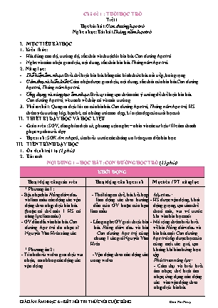 Giáo án Âm nhạc 6 (Kết nối tri thức) - Nguyễn Lan Hương