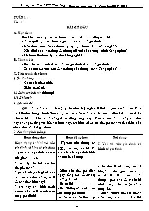 Giáo án Công nghệ 6 cả năm - Năm học 2017-2018 - Lương Văn Bình