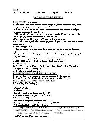 Giáo án Địa lí 7 - Bài 3: Quần cư. Đô Thị Hóa (Tiết 4)