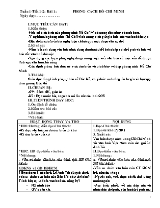 Giáo án Ngữ văn 9 cả năm học
